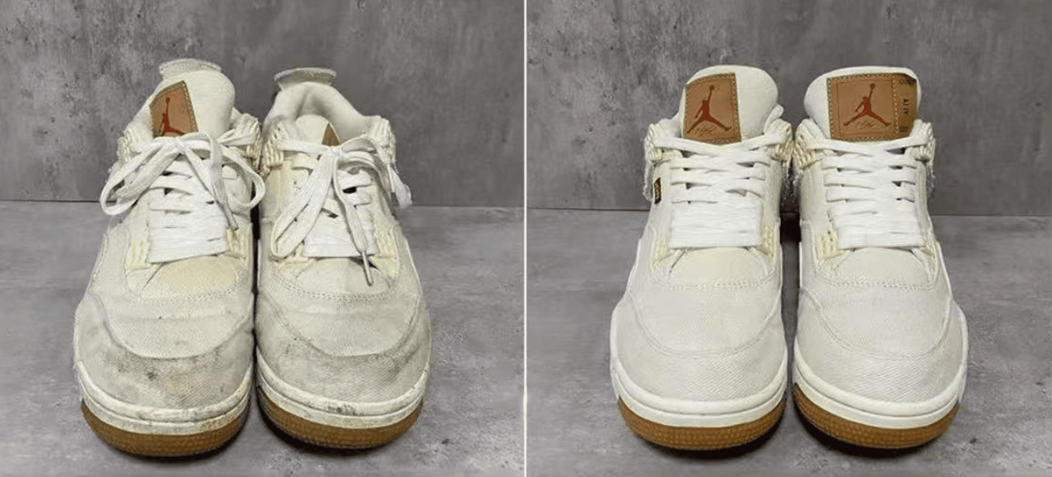 Luxury sneakers restored to pristine condition